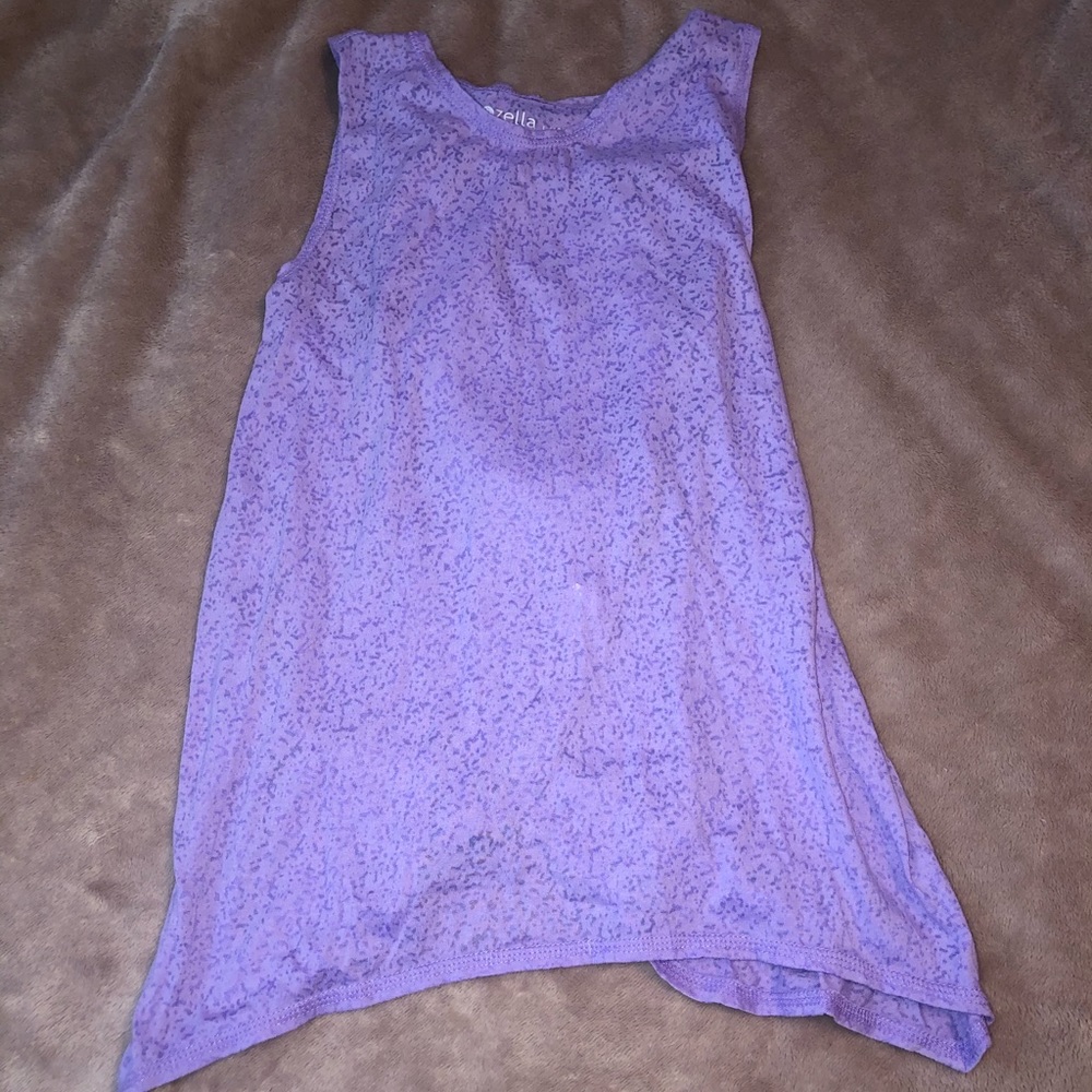 girls zella athletic tank top with open back